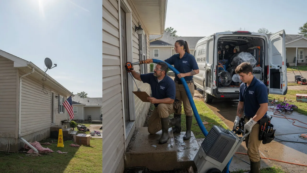 Ceiling Water Damage Restoration in Osnabrock, ND near me